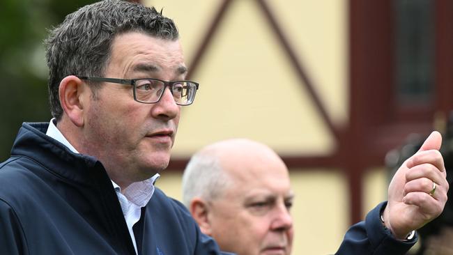 Premier Daniel Andrews remains adamant “not a dollar more’’ than the $380m would be spent on the legal settlement. Picture: Tony Gough