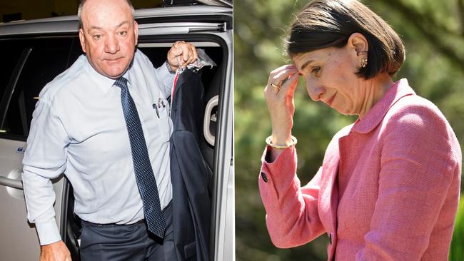 Disgraced former MP Daryl Maguire and former premier Gladys Berejiklian.