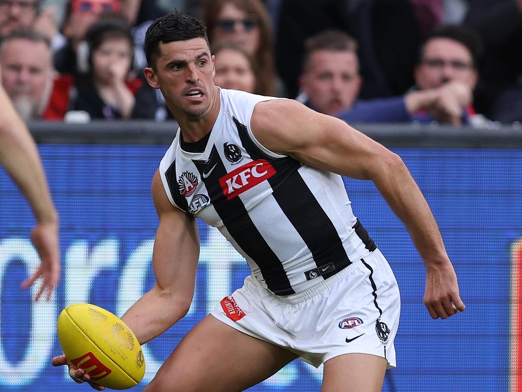 Collingwood can’t afford another slow start, which starts in the midfield with players like Scott Pendlebury. Picture: Getty Images