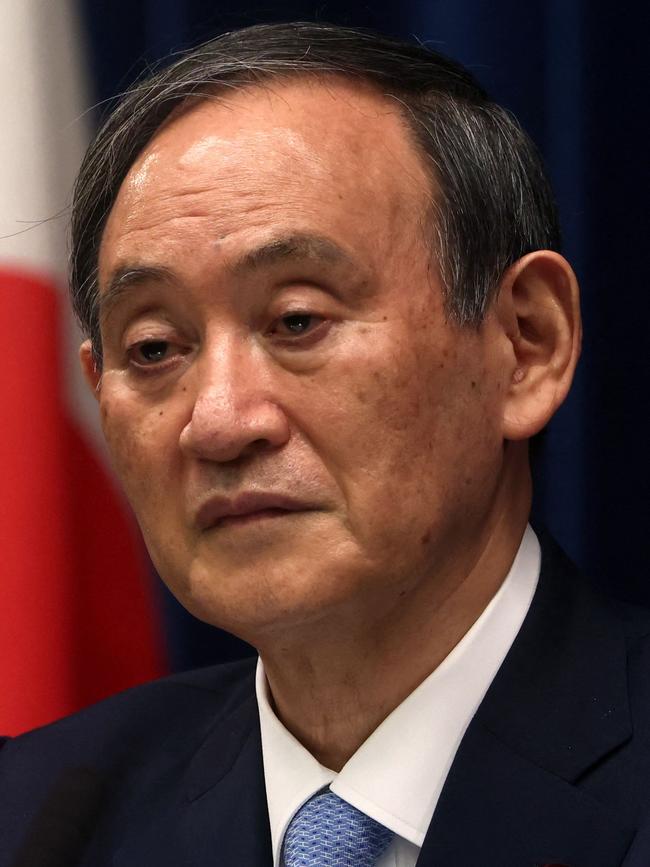 Japan's Prime Minister Yoshihide Sug. Picture: Behrouz Mehri/Pool/AFP