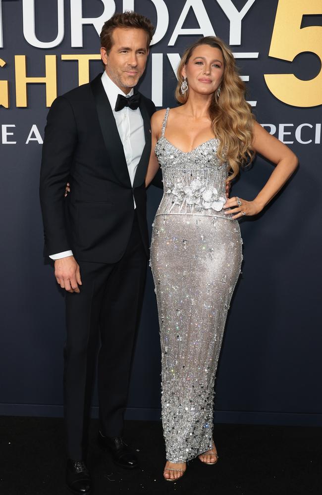 Hollywood couple Ryan Reynolds and Blake Lively at the SNL50: The Anniversary Special last week in New York. Picture: Dimitrios Kambouris / Getty