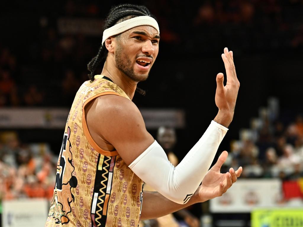 Keanu Pinder has been forced out of the Taipans’ NYE clash with Adelaide. Picture: Getty Images