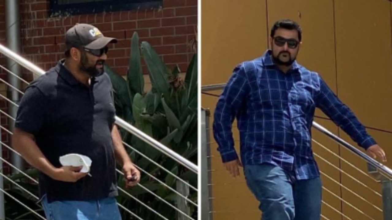 Imran (left) and Umar Deen leave Richlands Magistrates Court