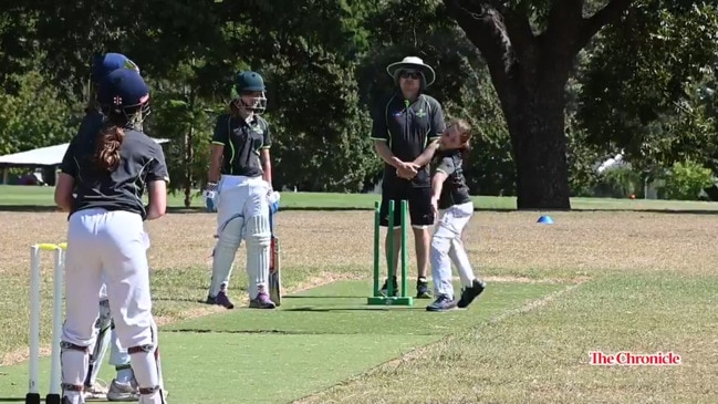 Skills on show during cricket match