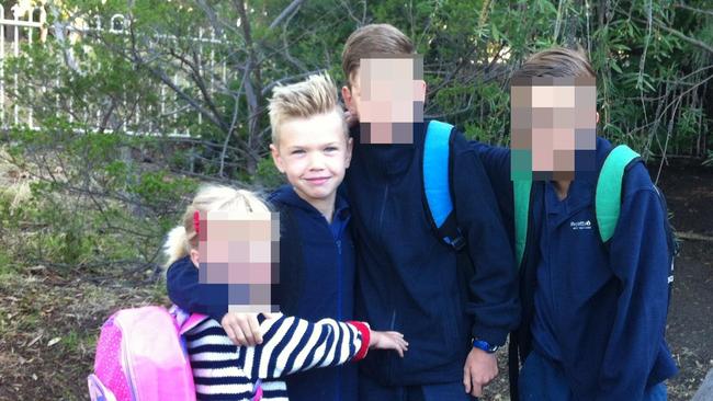 Benjy and his siblings when they were younger.