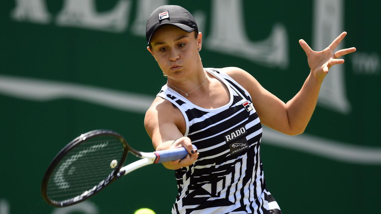 Australia's Ashleigh Barty has picked up an arm injury.