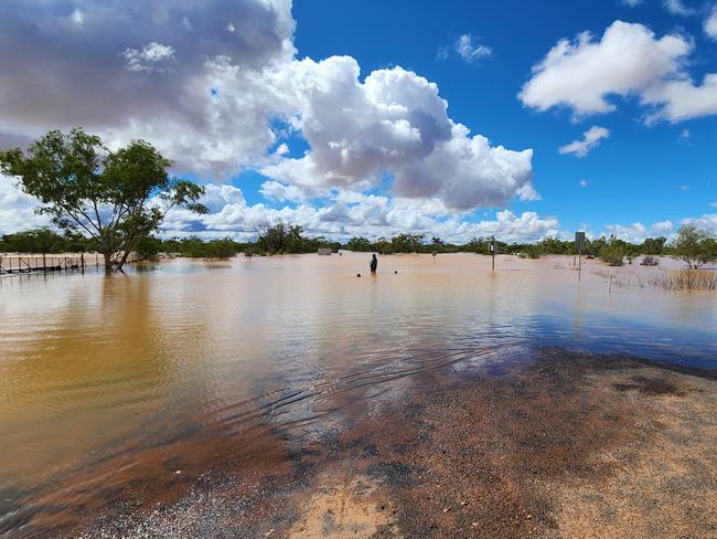 Small town Quilpie has been turned into an in-land island has communities across Western Queensland reach record flood levels.