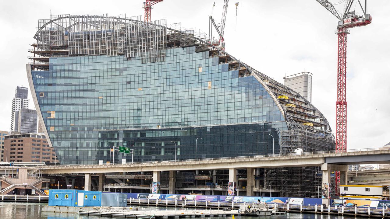 Probuild was constructing Sydney’s new Ribbon development. Picture: NCA NewsWire / Jenny Evans