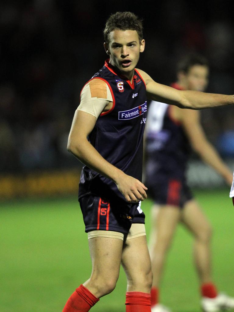 James Aish in his Norwood playing days.