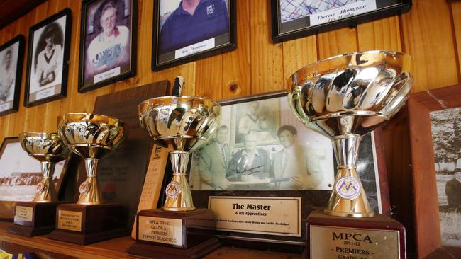 The clubhouse sports more than a century’s worth of memorabilia. Picture: David Caird