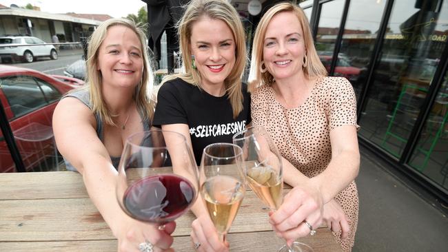 Alcohol is social lubricant in Australian culture, but a glass of wine a day could be doing mums more harm than good. Picture: Tony Gough