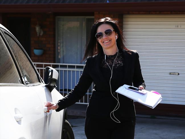 02/08/2018  Federal Member for Lindsay, Emma Husar leaving her home in Penrith after accusations of mistreatment and sexual harassment of her staff which she denies.  Jane Dempster/The Australian