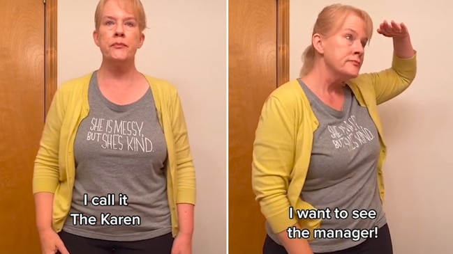 Mum's viral 'Karen' dance