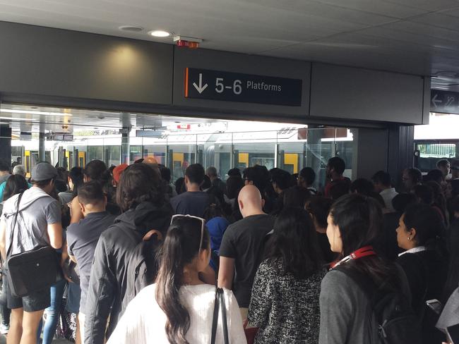 Epping train station is overcrowded every weekday morning, commuters say.