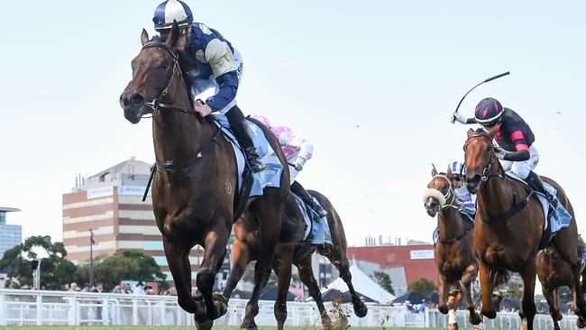 Smart filly Bold Bastille will be hard to beat in the $250,000 VOBIS Gold Rush at Bendigo. Picture: Racing Photos via Getty Images