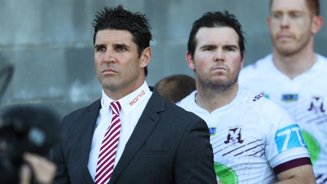 Manly coach Trent Barrett.