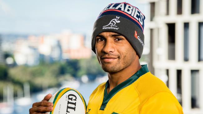 Will Genia poses in Brisbane yesterday ahead of the Wallabies opening Test of the year. Picture: Stuart Walmsley/Rugby.com.au