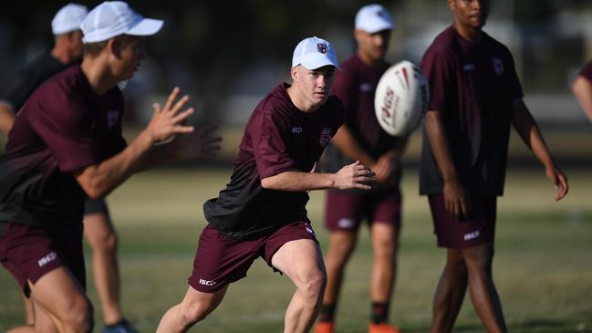 Brayden Paix training for the Queensland Country U16s team.