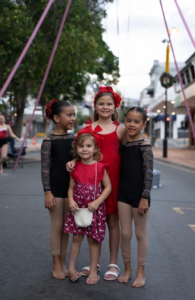 Stevi, Mya, Milah and Anarlia at Mary Christmas, December 20,2023.