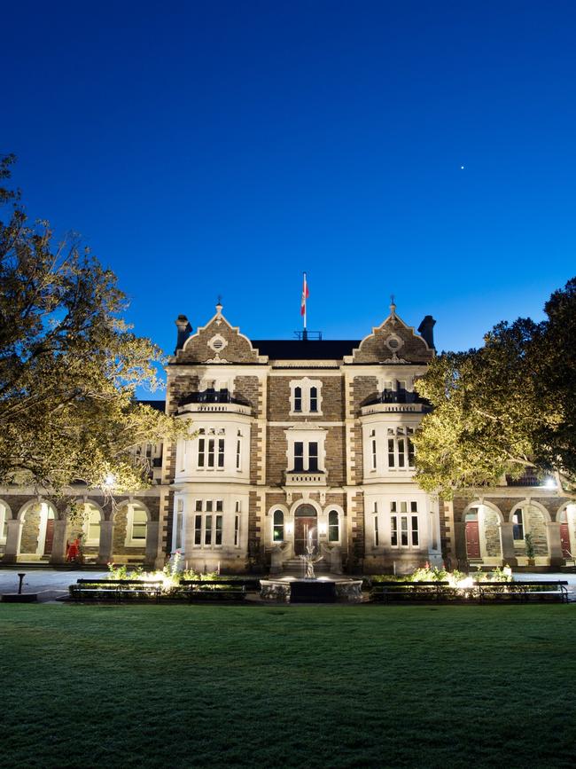 Exterior of Prince Alfred College main building. Pic James Knowler