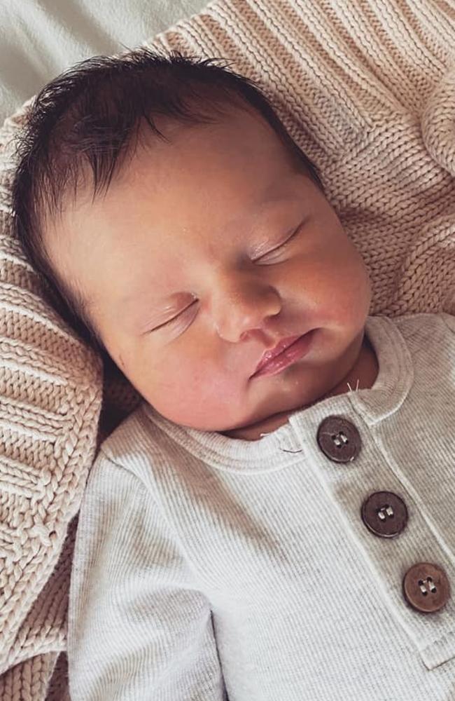 William Blair Paul Heath was born on February 22, 2022, at Mater Mackay, weighing 4025g and measuring 57cm. The little bundle with a fantastic birth-date is the little bother to Dion, Keaton and Maddison, and the fourth child for parents Blair Heath and Charlene Saddler. Picture: Charlene Saddler DMBF22