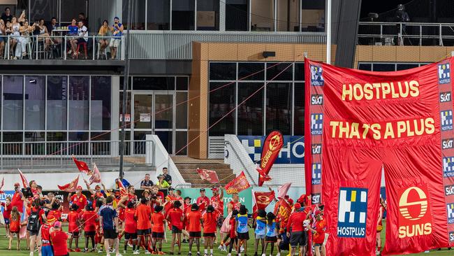 Gold Coast Suns v Western Bulldogs 2025 AFL match at TIO Stadium. Picture: Pema Tamang Pakhrin