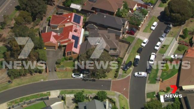 A man and a woman were in a car that was peppered with bullets on Sunday. Picture: Channel 7