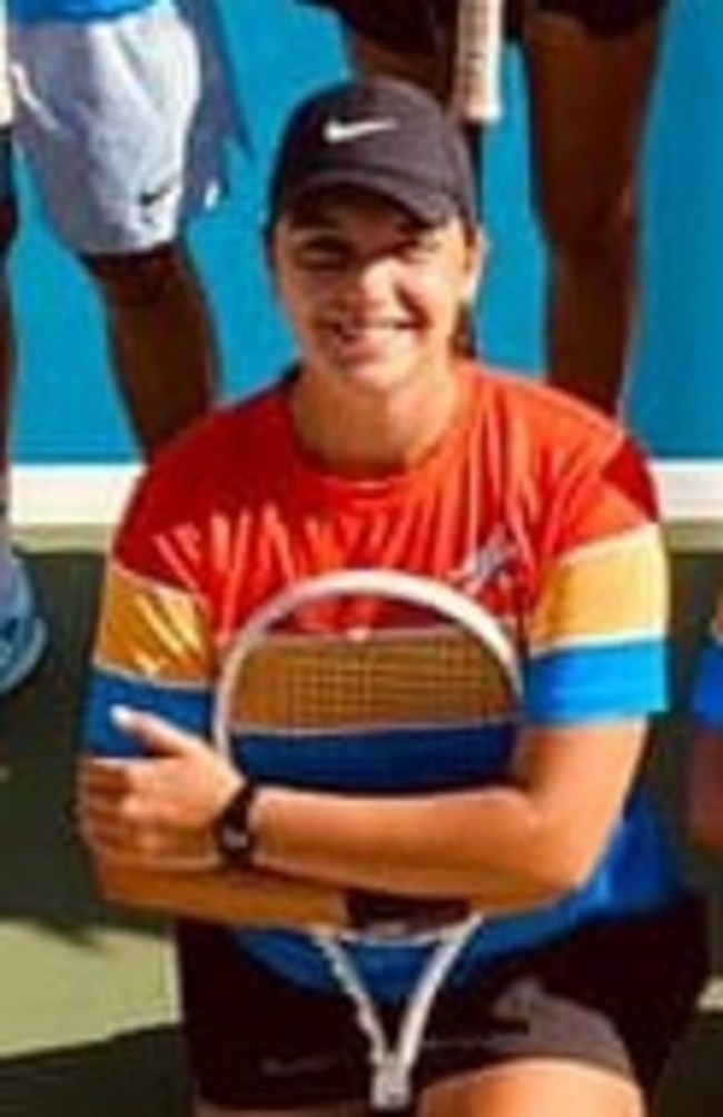 Anastasija Stokic at the 2022 Junior Teams Carnival Title. Photo: Tennis Gold Coast.