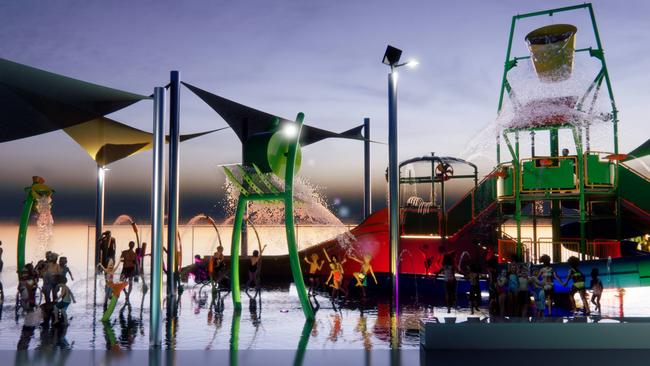 Concept designs for the Burdekin Water Park. Picture: Supplied