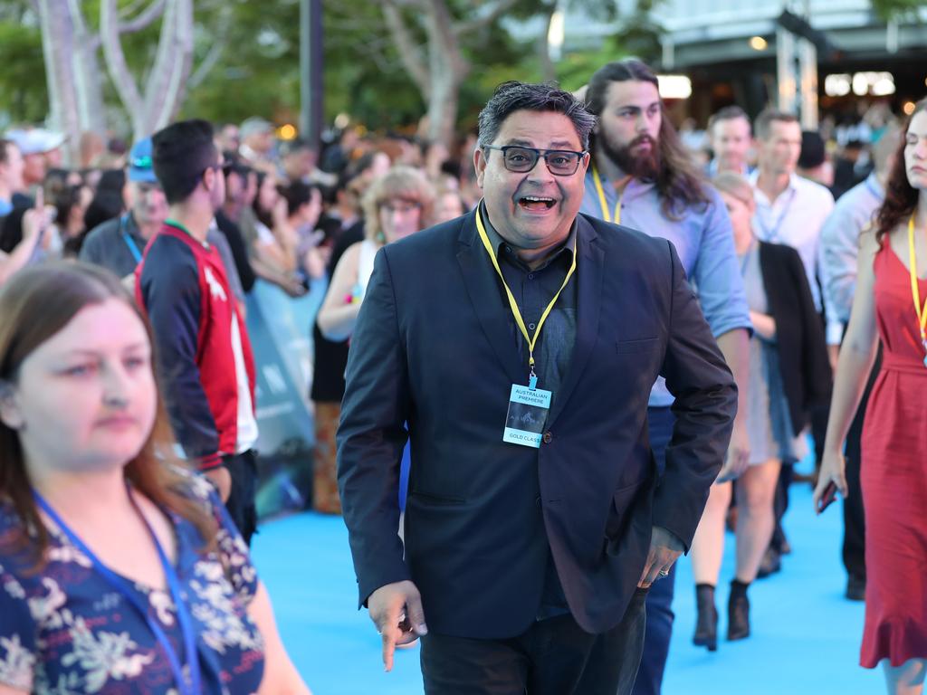 Warner Bros boss Bikash Randhawa at the Australian premiere of Aquaman. Picture: Nigel Hallett