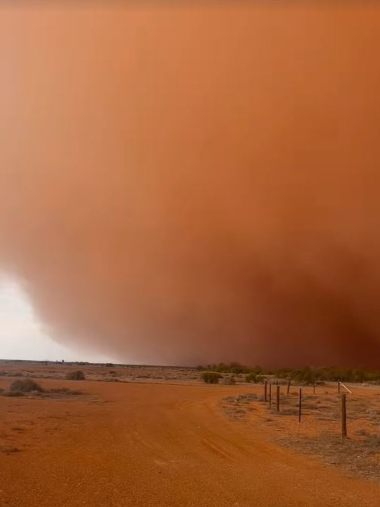 Parts of SA were hit with 130km/h wind gusts. Picture: Supplied