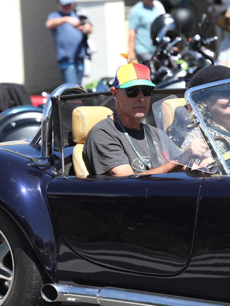 The annual Queenscliff Rod Run may have been called off this weekend, but rev heads still flocked to the town for an "unofficial" meet. Picture: Mike Dugdale