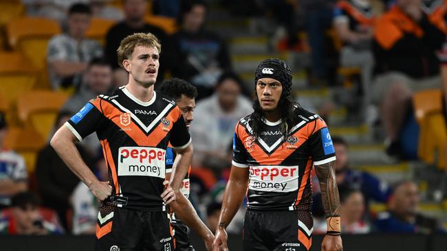 Lachlan Galvin and Jarome Luai. Picture: NRL Photos