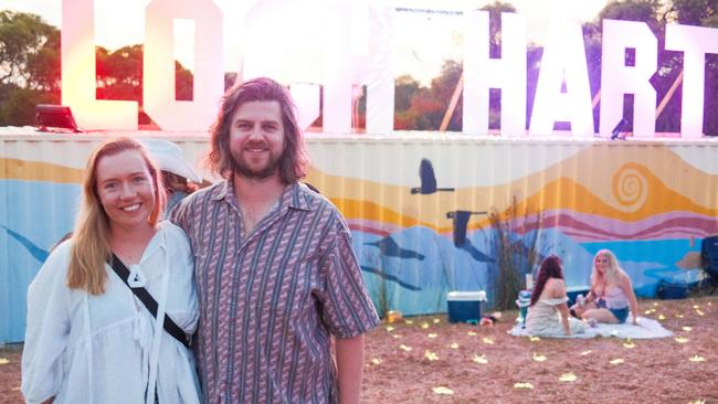 Loch Hart Music Festival organisers Tess Birch and Jayden Bath. Picture: Rachel Simmonds