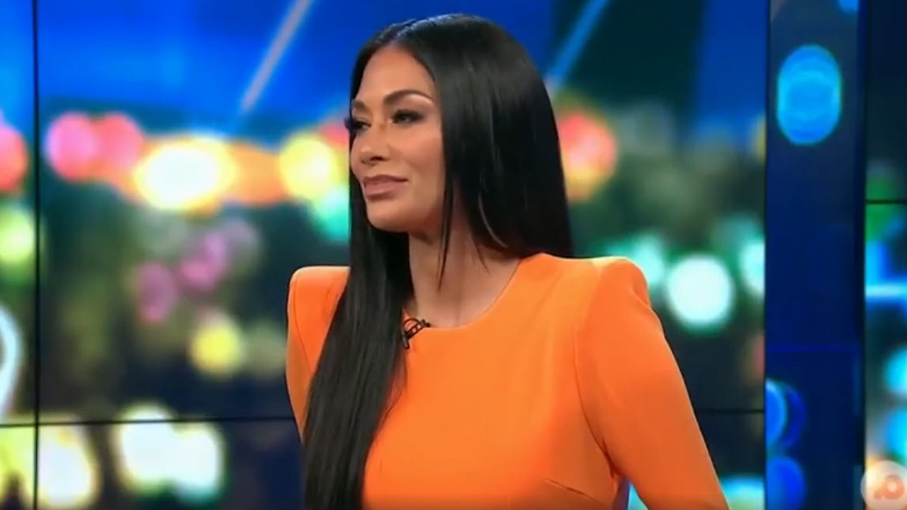 Nicole Scherzinger didn't seem too happy on The Project.