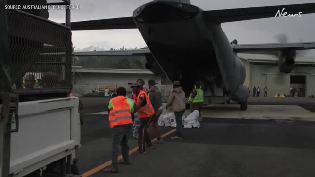 Australian Defence Force delivers aid to PNG landslide victims