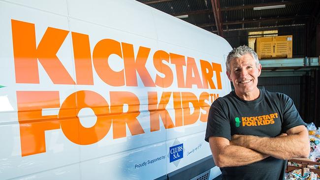 Kickstart for Kids founder Ian Steel delivers breakfasts to 360 schools each week and lunches to 250. Picture: Supplied