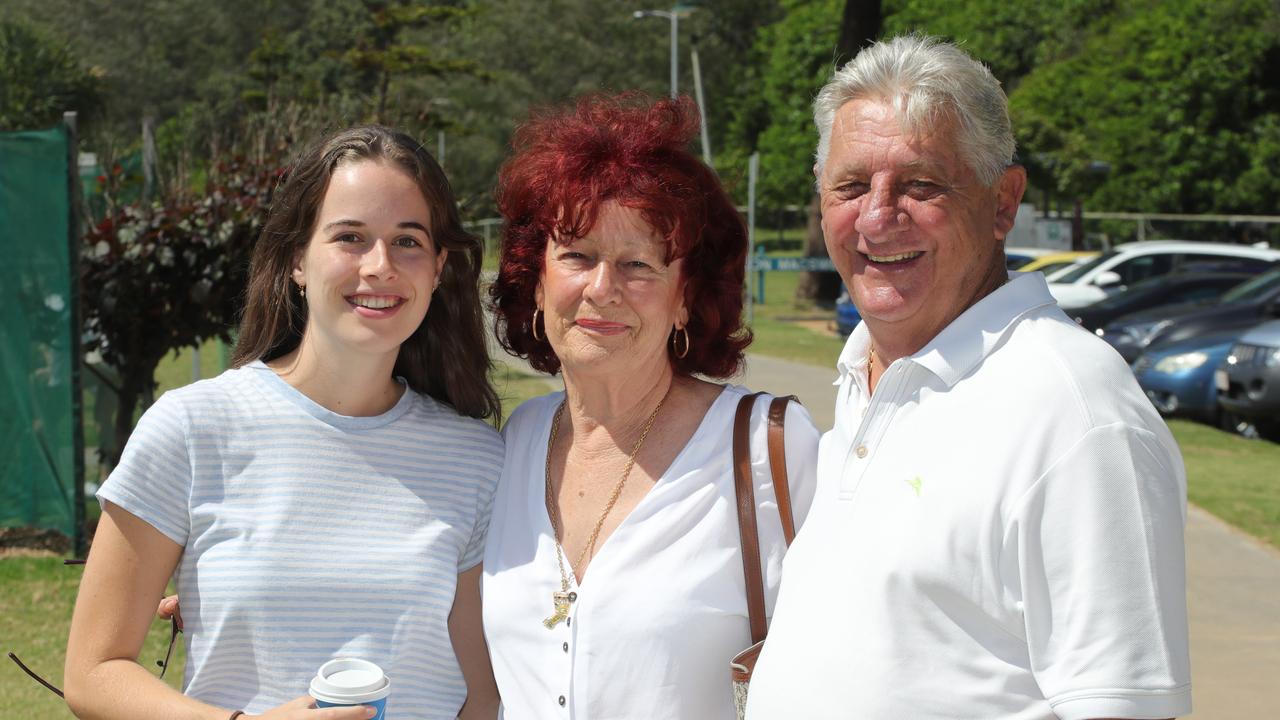 Amelia Salter,Sandra Salter,and Alexander Salter from Mermaid Beach. Picture Glenn Hampson