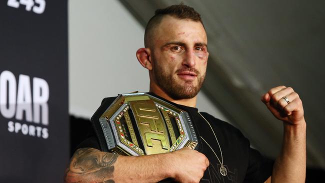 Alex Volkanovski could be given his maiden featherweight title defence in Australia. Picture: Richard Dobson