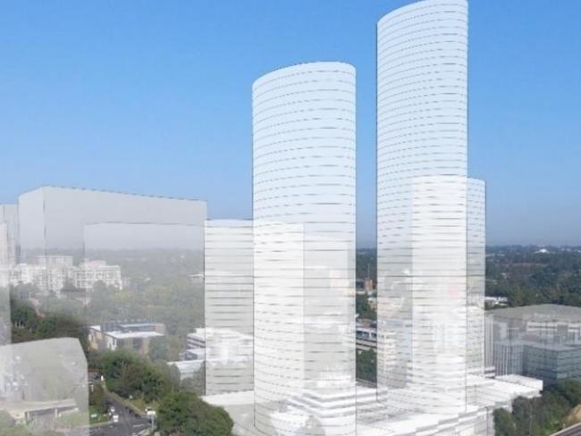 SUNDAY TELEGRAPH SPECIAL Meriton's planning proposal for 112 Talavera Rd at Macquarie Park.