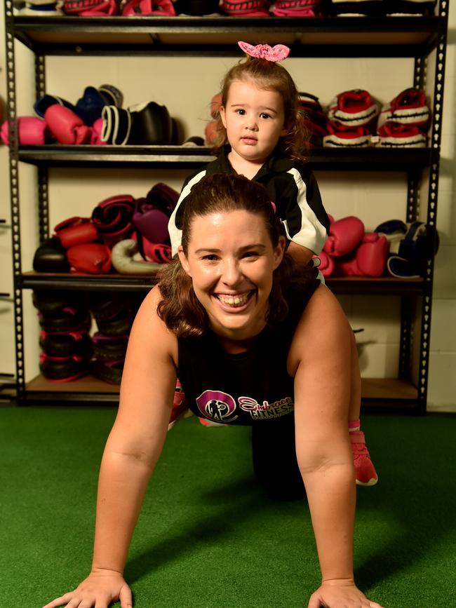 Karlee Bezanson with Scarlett, 2. Picture: Evan Morgan