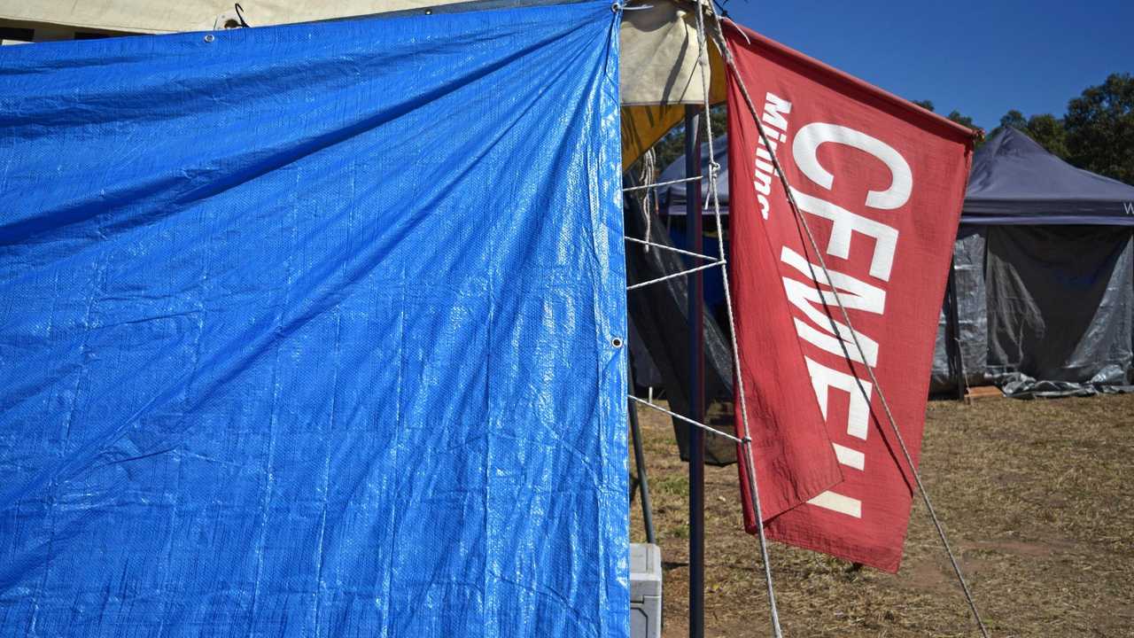 AFTER spending 230 days locked out of the mine they work at, 175 Oaky North miners will head back into the pit soon. Picture: Campbell Gellie