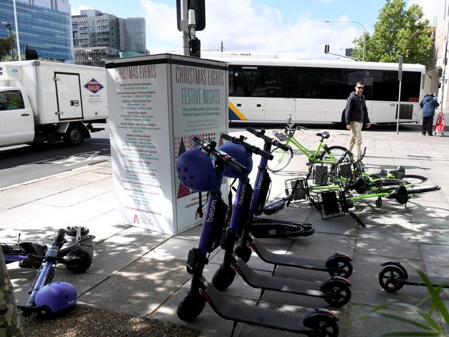 Hooning e-scooters, CBD crashes spark speedy review