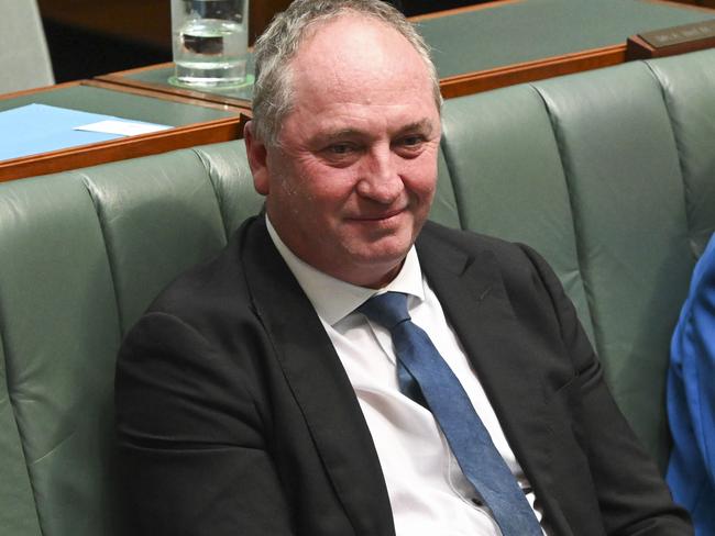 Barnaby Joyce during question time in Parliament House. Picture: NCA NewsWire / Martin Ollman