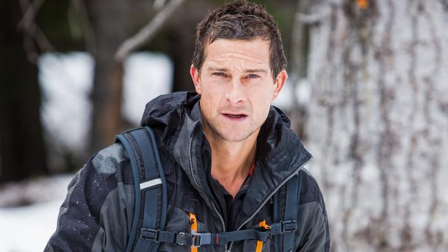 Men dressed up to look like Bear Grylls should be hiking not wandering  around town