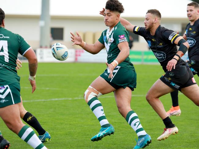 Marli Sini in action for St Marys during his time in the Ron Massey Cup. (AAP IMAGE / Angelo Velardo)