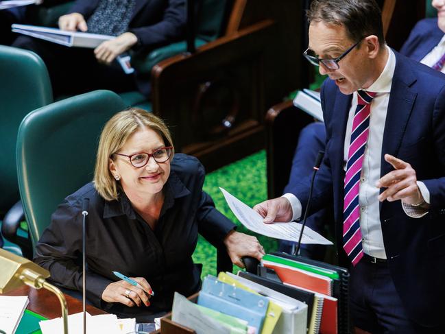 Premier Jacinta Allen has legislated ‘tough’ new bail laws. Picture: NewsWire / Aaron Francis Picture: NewsWire / Aaron Francis