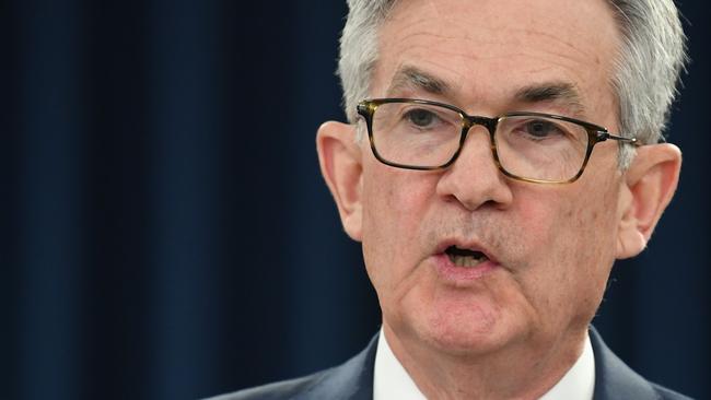 “It’s going to take a while for us to get back,” said Jerome Powell. Picture: AFP