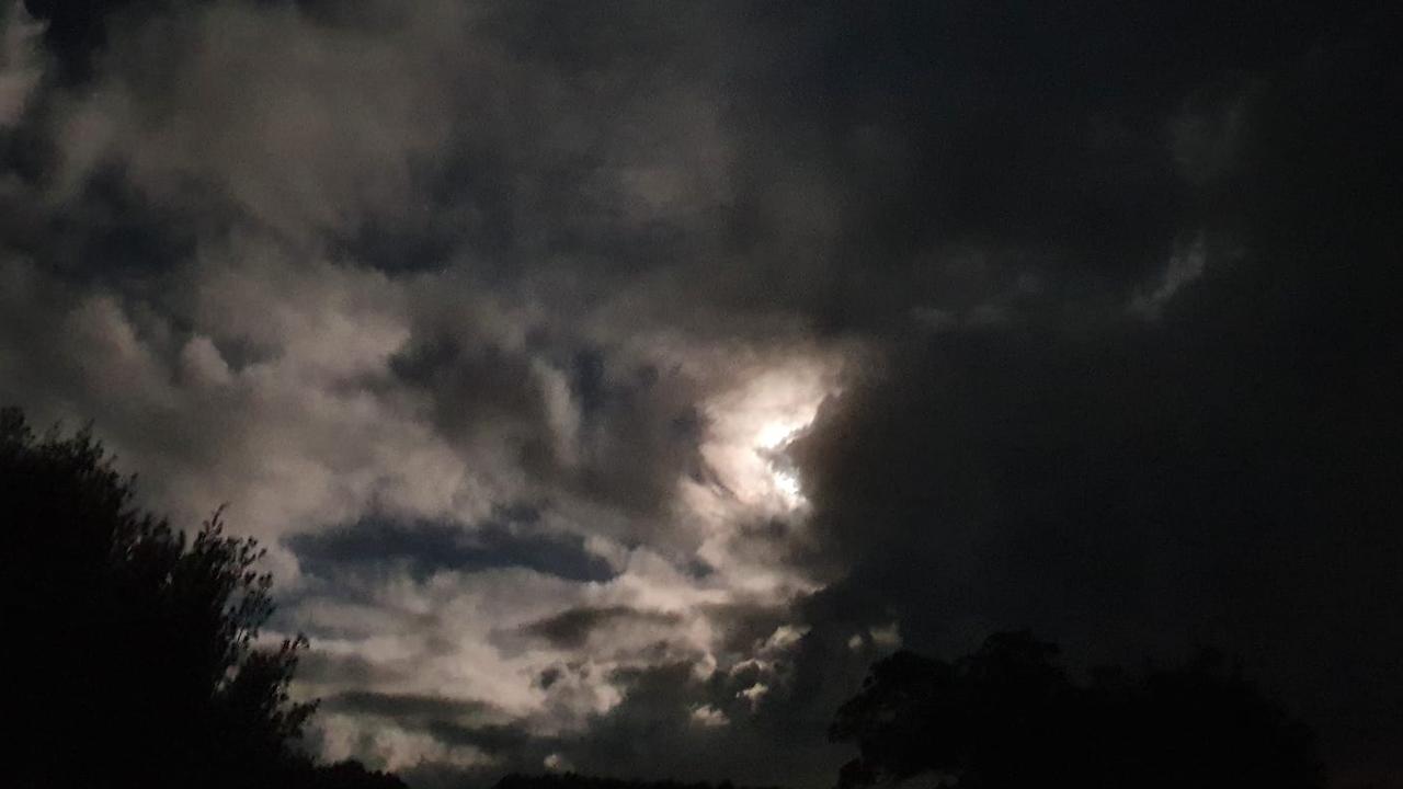 Bucca sky at Christmas, captured by Pattie Knight.