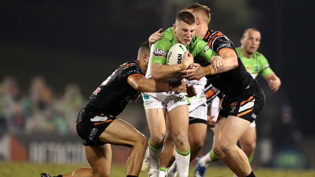 Canberra playmaker George Williams believes Thompson will be a success. Picture: Getty